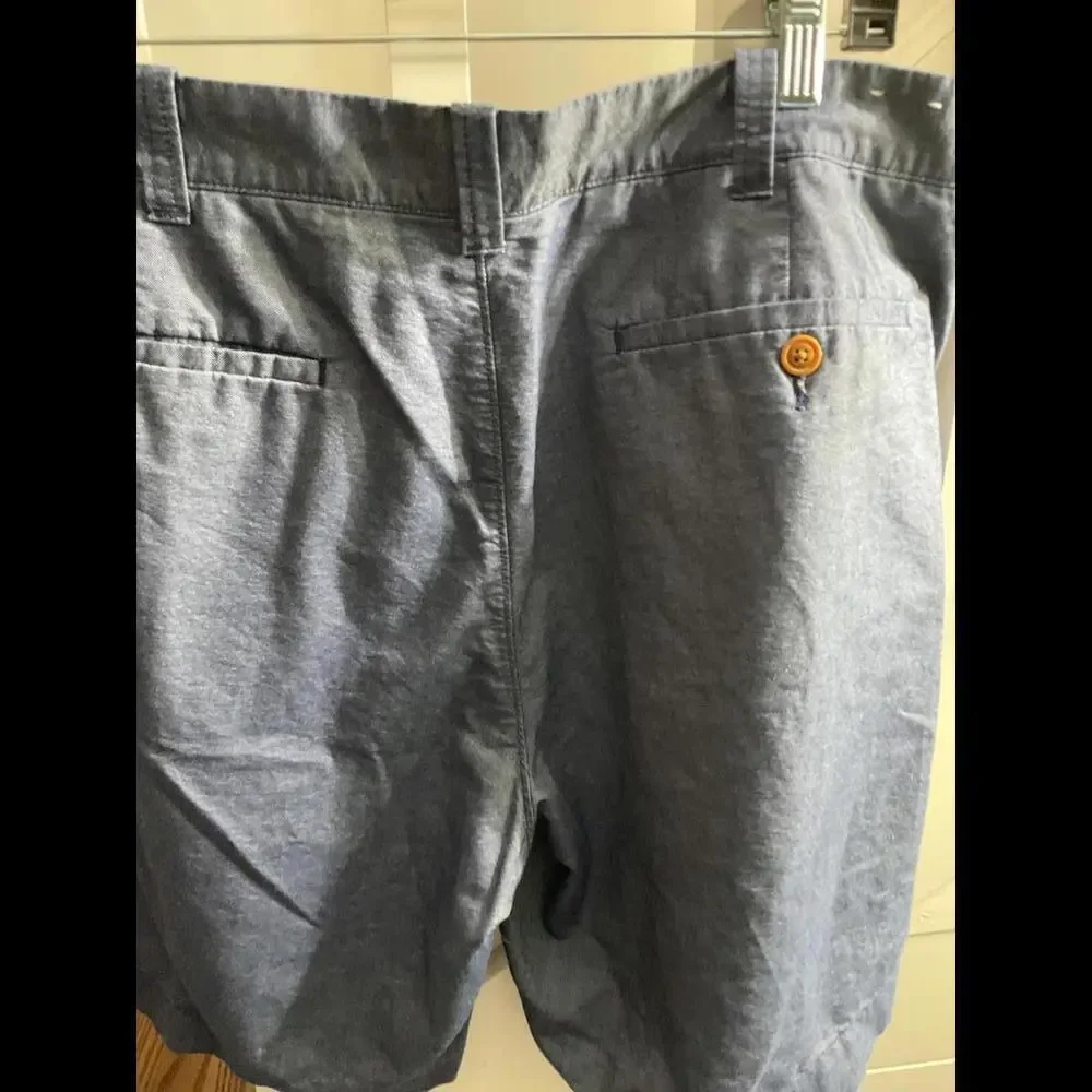 Men’s J.Crew Chambray Bermuda Sunwashed Oxford Shorts  38W